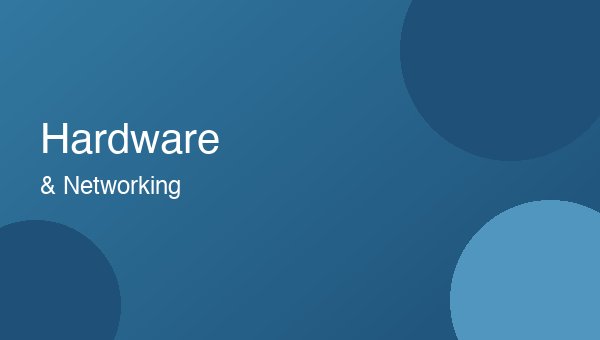 Hardware & Troubleshooting