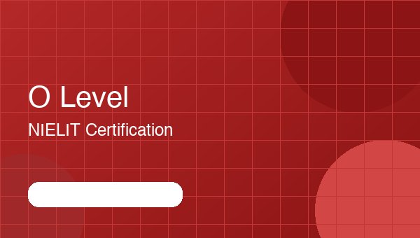O Level IT Course