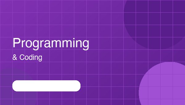 Programming and Web Coding